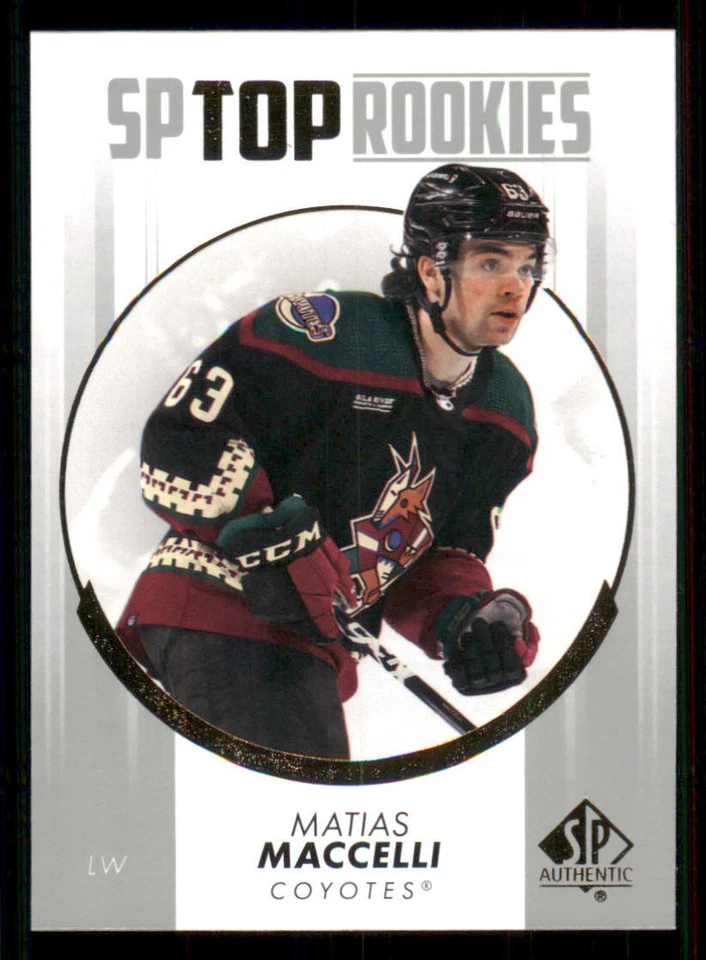 2022-23 SP Authentic Top Rookies #TR20 Matias Maccelli - Image 1 of 2