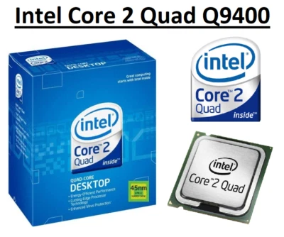 Intel Core 2 Quad Q9400 SLB6B 2.66GHz, 6MB Cache, 4 Core, Socket LGA775, 95W CPU - Image 1 of 3
