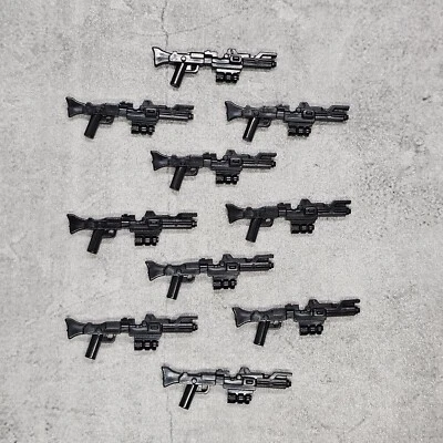 Paquete de 10 bloques DC-15 clon blaster rifle V2 accesorios para minifiguras F8b521 Foto 1 de 4