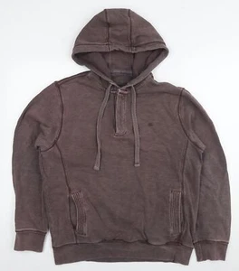 Sudadera con capucha pulóver de algodón marrón North Coast para hombre talla M - Imagen 1 de 10