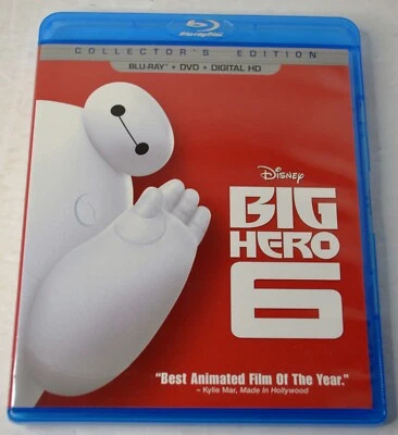 2014 BIG HERO 6 BLU RAY DISNEY - Image 1 of 2
