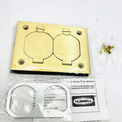 HUBBELL S3825 ELECTRICAL BOX COVER - Image 1 of 3