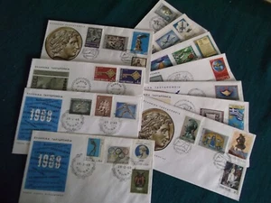Greece 1968 Officialy FDC year set. - Picture 1 of 1
