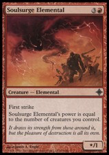 Magic the Gathering MTG Soulsurge Elemental (163) Rise of the Eldrazi   LP