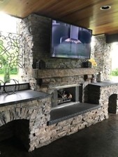 Oak Rustic Primitive Fireplace Mantels Surrounds For Sale Ebay