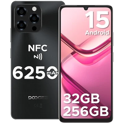 DOOGEE Note 58 Pro Android 15 Unlocked Cell Phone, 32GB+256GB 90Hz 6250mAh NFC - Image 1 of 4