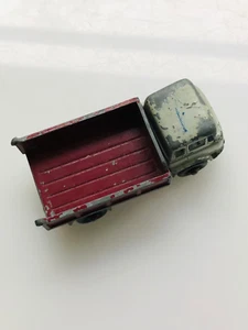 Vintage Diecast LESNEY 1961 ENGLAND #3 BEDFORD 7 1/2 TON TIPPED Grey & Maroon - Picture 1 of 7