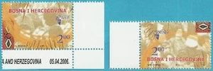 Bosnien-Herzegowina aus 2006 ** postfrisch MiNr.437-438 + Block 30 - Integration - Picture 1 of 1