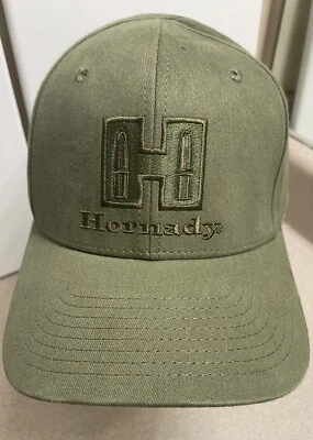 Hornaday шляпа крышка ремень назад усталость зеленый логотип боеприпасы открытый взрослых мужчин - Изображение 1 из 4