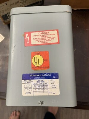 NEW Square D  1S43B Type BB Transformer 1.0 kVA 1 120/240 12/24 phase 1 - Image 1 of 4