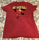 Disney Mr. Incredible 2  Size Mens MEDIUM T Shirt Red PreOwned