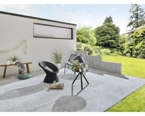 Granit-Terrassenplatte grau 40x60x3 cm