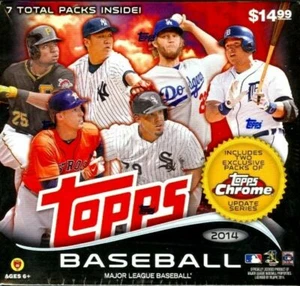 2014 Topps Chrome Update Mega Baseball Factory Sealed Box - Picture 1 of 1