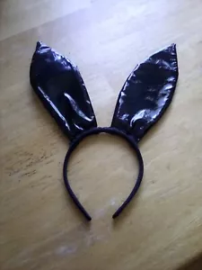 Diadema orejas de conejo de plástico negro para adulto - Imagen 1 de 3