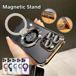 For iPhone 15 14 13 Pro Max Clear Mag Safe Case with Camera Lens Protector Cover - Picture 1 of 21