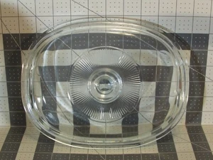 Pyrex F12C Replacement Oblong Glass Lid for Corning Ware F12B Casserole, NICE! - Picture 1 of 4