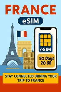 Best France esim Data Travel e sim Alta Velocità 5G/4G 📶 30 Giorni 20 GB - Foto 1 di 14