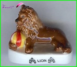 Feve Animaux de Cirque Edition Atlas " Le Lion " Lion circus #C53 - Imagen 1 de 1