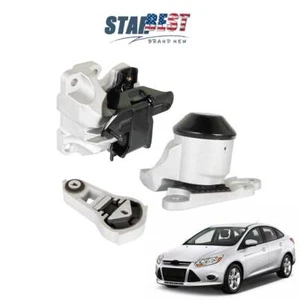 Fit For Ford Explorer 2011-2015 3.5L Engine Motor & Transmission Mount Set 3Pcs - Picture 1 of 9