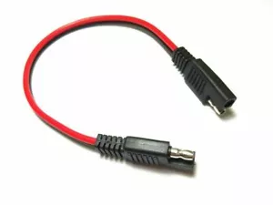SAE Bullet Connector 2 Pin Plug Male to Male 18AWG 30cm - Picture 1 of 3