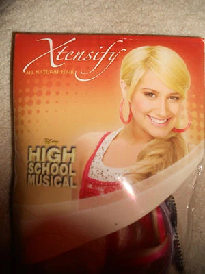 Diadema Sharpay musical de secundaria Xtensify/extensión de cabello rosa/rubio Foto 1 de 3