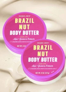 2X Trader Joe's Ultra Rich Brazil Nut Body Butter 8oz-Limited (2 Pack) NEW - Picture 1 of 3