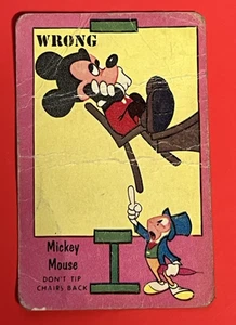 Russell Mickey Mouse Club Safety First Mickey Mouse Años 50 - No te sumerjas... En muy buen estado/pr - Imagen 1 de 4