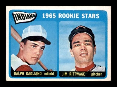 1965 Topps #501 Jim Rittwage/Ralph Gagliano Rookie Stars VG/VGEX X3570530 - Image 1 of 3