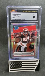 2020 Donruss Optic Tee Higgins Holo Prizm Rookie RC #160 Bengals CSG 9 - Picture 1 of 2