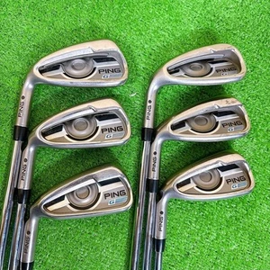 PING LH Iron Set G 5-9,W Steel Shaft AWT 2.0 LITE Flex S Left Handed STORE - Picture 1 of 8
