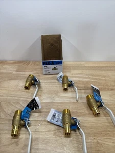 5 Stück Apollo EPXV34M 3/4 Zoll Messing PEX-A Widerhaken x 3/4 Zoll Rohraußengewinde Kugel - Bild 1 von 5