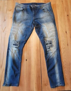 M. Society Politically Incorrect Men's Jeans 38x32 - Picture 1 of 10