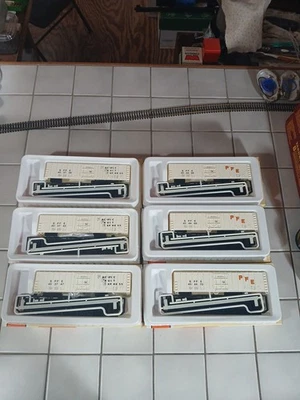 57ft.mech.reefer(PFE) SPFE 1 Lot of 6, 2 diff. lettering style's(HO)NEW CON-COR - Image 1 of 2