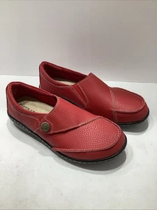 TERRIKAT Damen klassische Leder Halbschuhe | Slipper bequeme Wanderschuhe Größe 7,5M - Bild 1 von 7