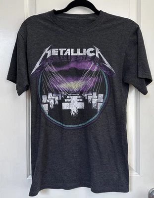 Metallica Unisex Master Of Puppets Album Art T-shirt Adult Small No Tag Pinhole - Image 1 of 4