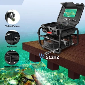 Cámara de alcantarillado de drenaje con teclado localizador 512HZ cámara de inspección de tuberías pantalla de 9" - Imagen 1 de 15