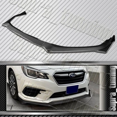 Kit de carrocería de parachoques delantero estilo STi Subaru Legacy 2018-2020 aspecto de carbono JDM labio Foto 1 de 4