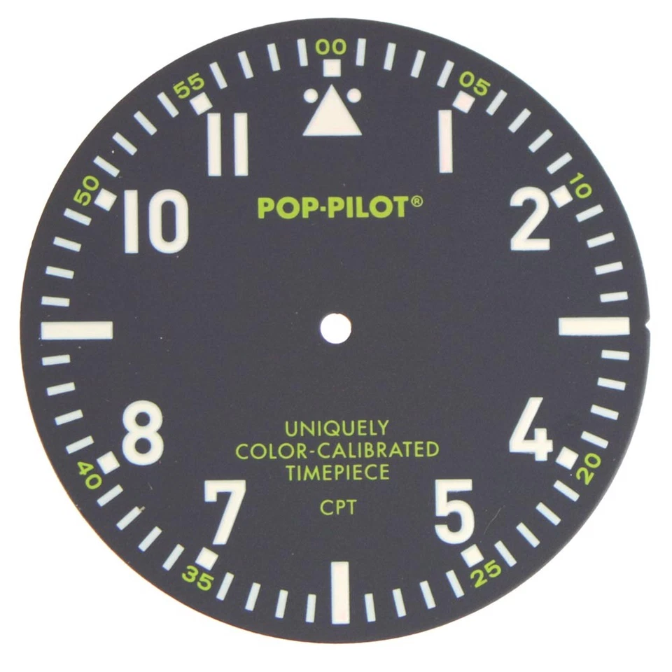 Dial for Miyota 2035 - POP-PILOT, blue 37 mm - Image 1 of 1