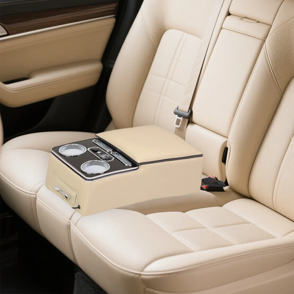 7-цветный обновленный органайзер для сиденья/скамьи грузовика с двойными подстаканниками/держателем для телефона - Изображение 1 из 4