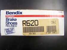 Bendix USA R620 New Relined Rear Brake Shoes fits Excel Scoupe Precis made USA