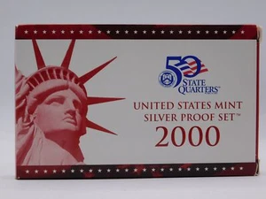 UNITED STATES TREASURY MINT SILVER PROOF SET 2000 - Picture 1 of 6
