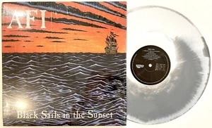 AFI - Black Sails In The Sunset - Limited Edition Grey & White Vinyl LP New MINT - Picture 1 of 7