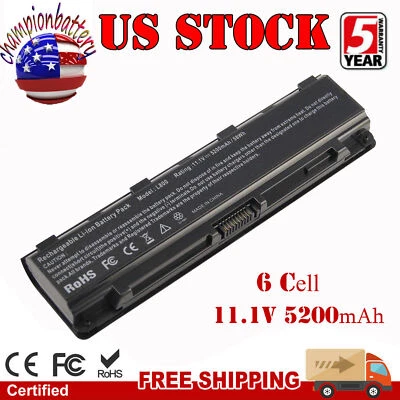 New Battery For Toshiba Satellite C850 C855D C855-S5206 PA5024U-1BRS  - Image 1 of 4