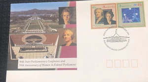 Australian FDC 1993 90th Inter-Parliamentary Conf. &50th Ann. Women In Fed. Parl - Picture 1 of 4