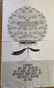 Family Tree The Story of Us Fabric Panel My Heritage Cream 24” X 44” Riley Blake - Picture 1 of 6