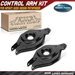 2Pcs Rear Lower Rearward Suspension Control Arm for INFINITI QX56 Nissan Armada - Picture 1 of 8