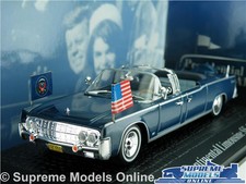 LINCOLN CONTINENTAL LIMOUSINE KENNEDY MODEL CAR 1:43 SCALE NOREV PRESIDENTIAL K8