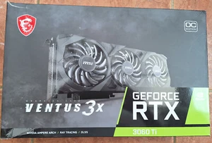MSI GeForce RTX 3060 Ti VENTUS 3X OC 8GB Brand New - Picture 1 of 9
