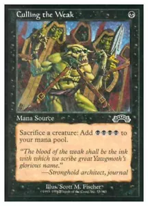 MTG - Culling The Weak / Sfortire i Weboli - Exodus ENGLISH (Excellent) - Picture 1 of 1