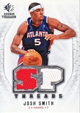 JOSH SMITH 2008-09 SP ROOKIE THREADS JERSEY